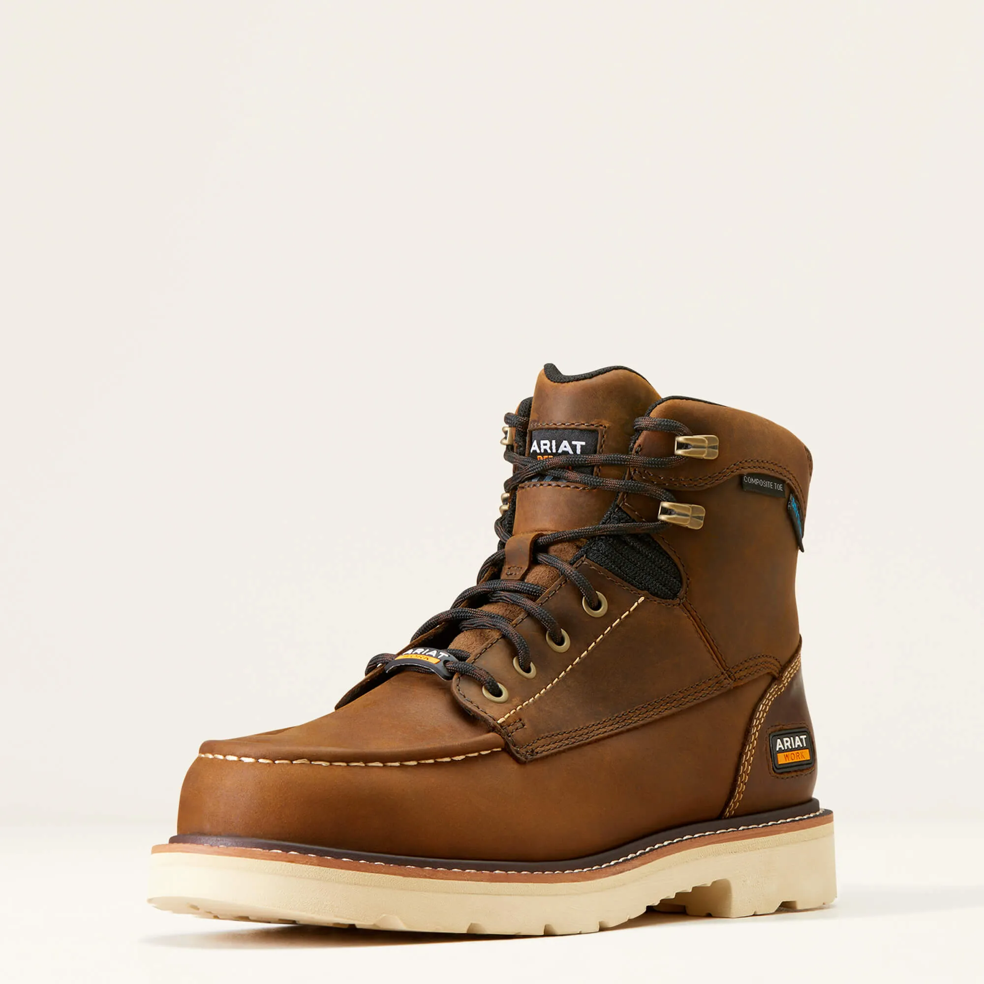 Ariat Rebar Lift 6" WP EH Moc CT SR Work Boot