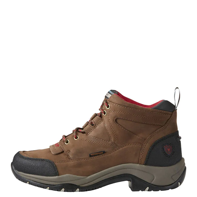 **Ariat Womens Terrain Waterproof Boots - Distressed Brown