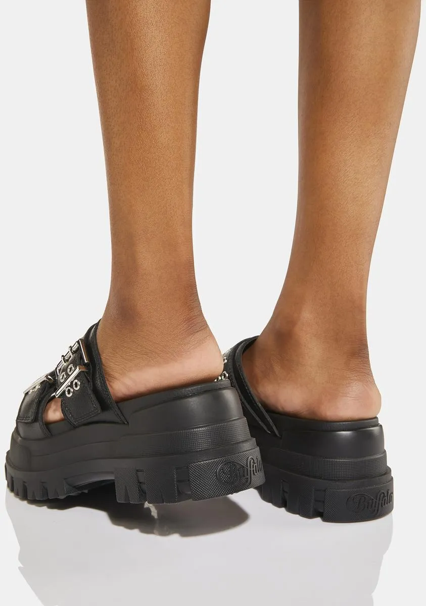 Aspha Loop Platform Sandals