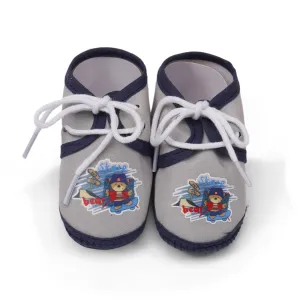 Baby Booties Skate Boat Navy Blue - Sunshine