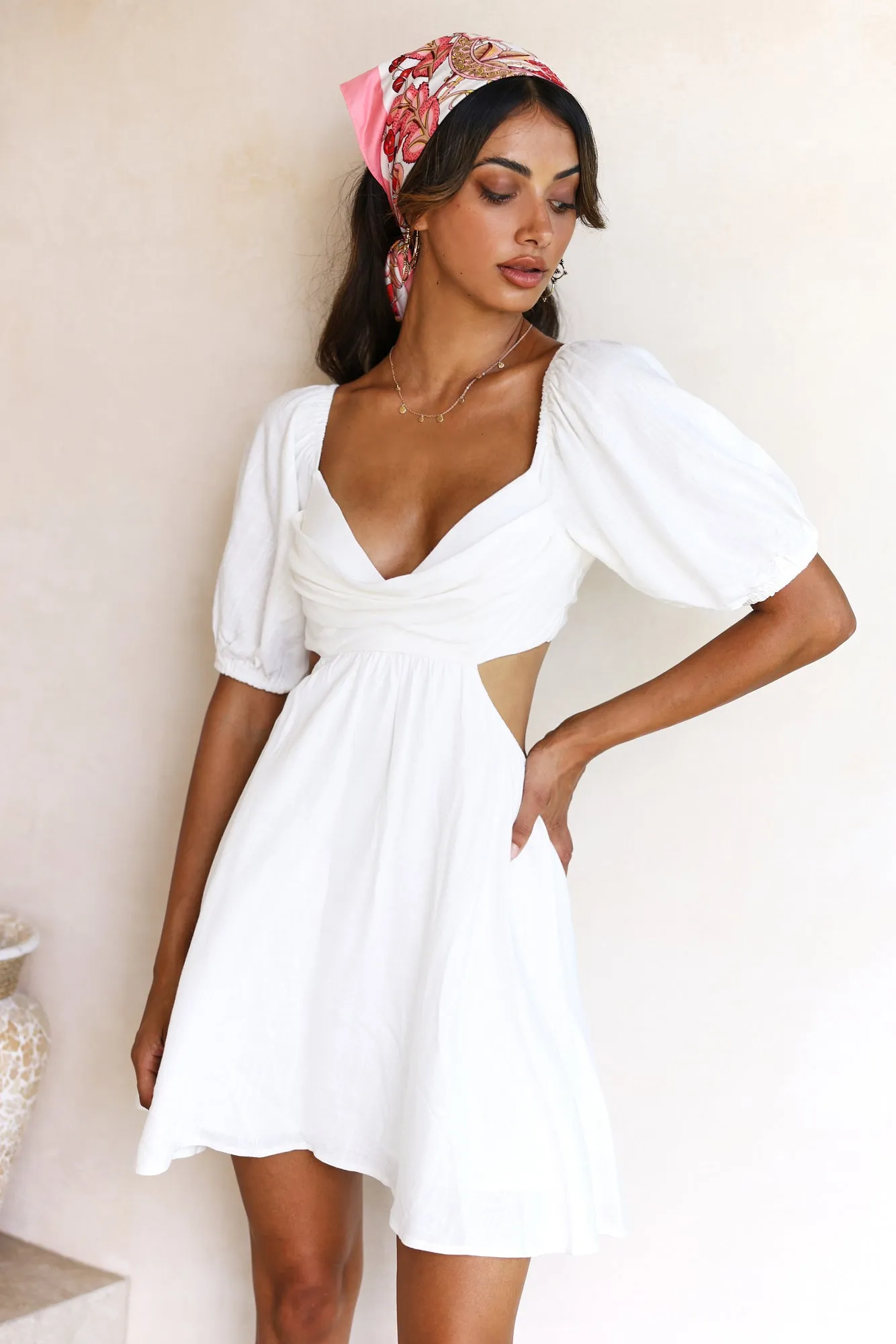 Bright Smiles Dress White