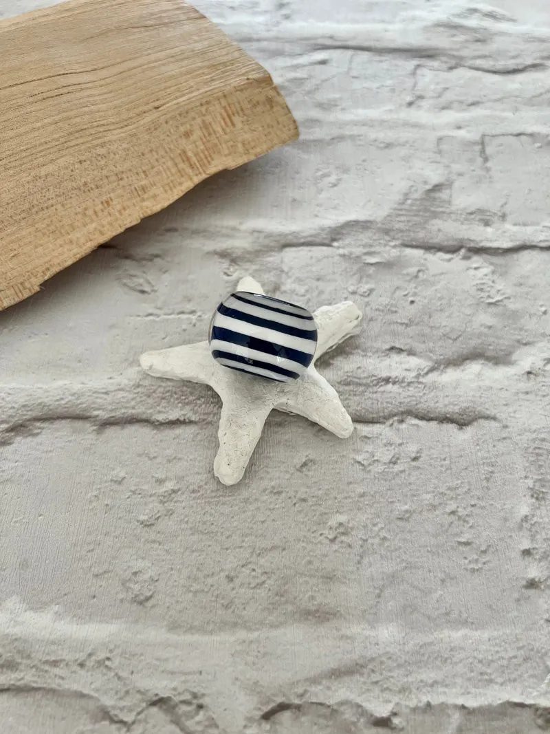 Calitaa Luxury Collection Bead Stripe Navy
