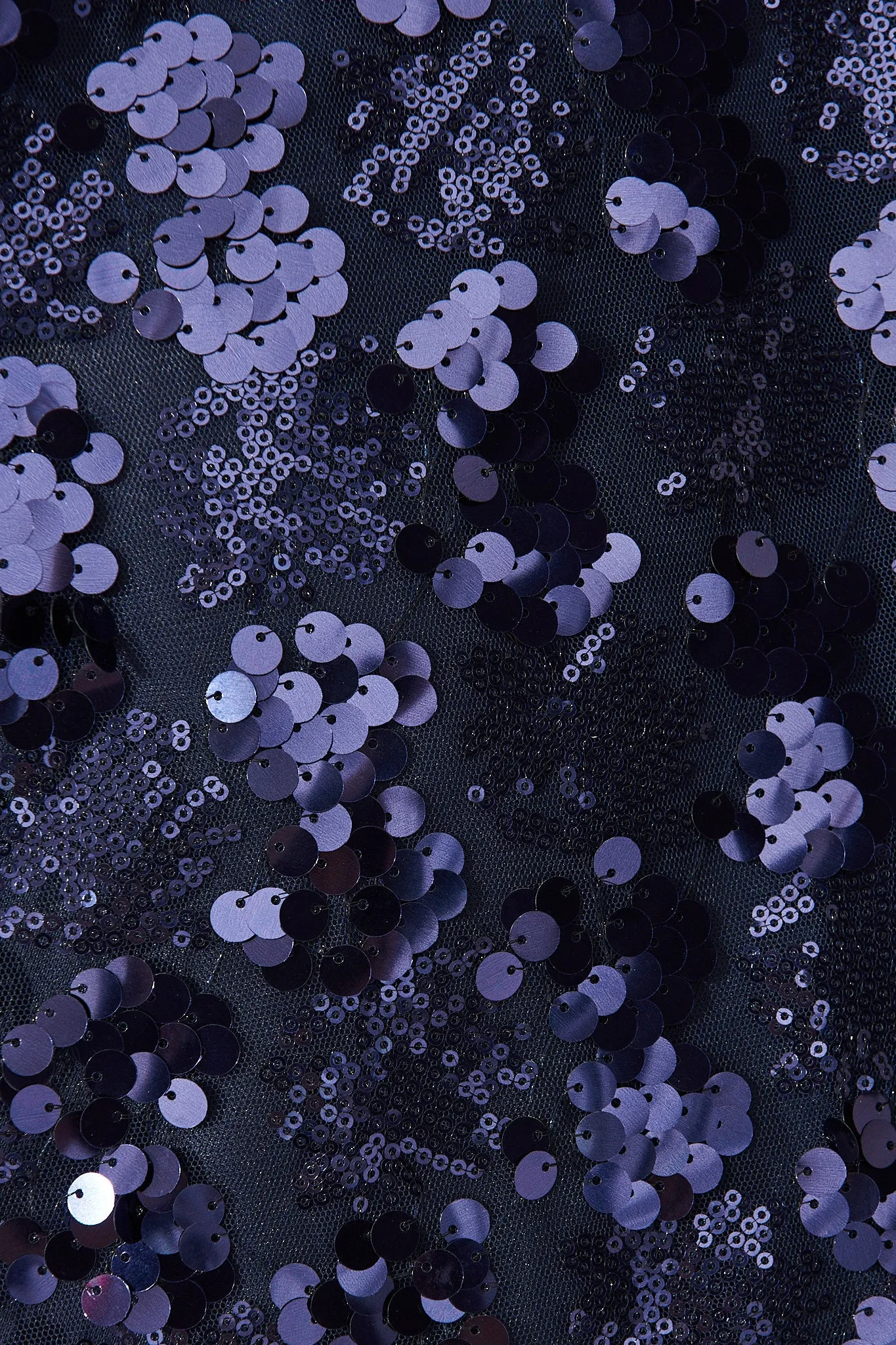 Chandelier Sequin Dress In Navy