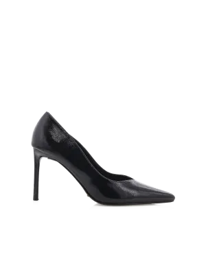 FABIOLA - BLACK CRINKLE PATENT