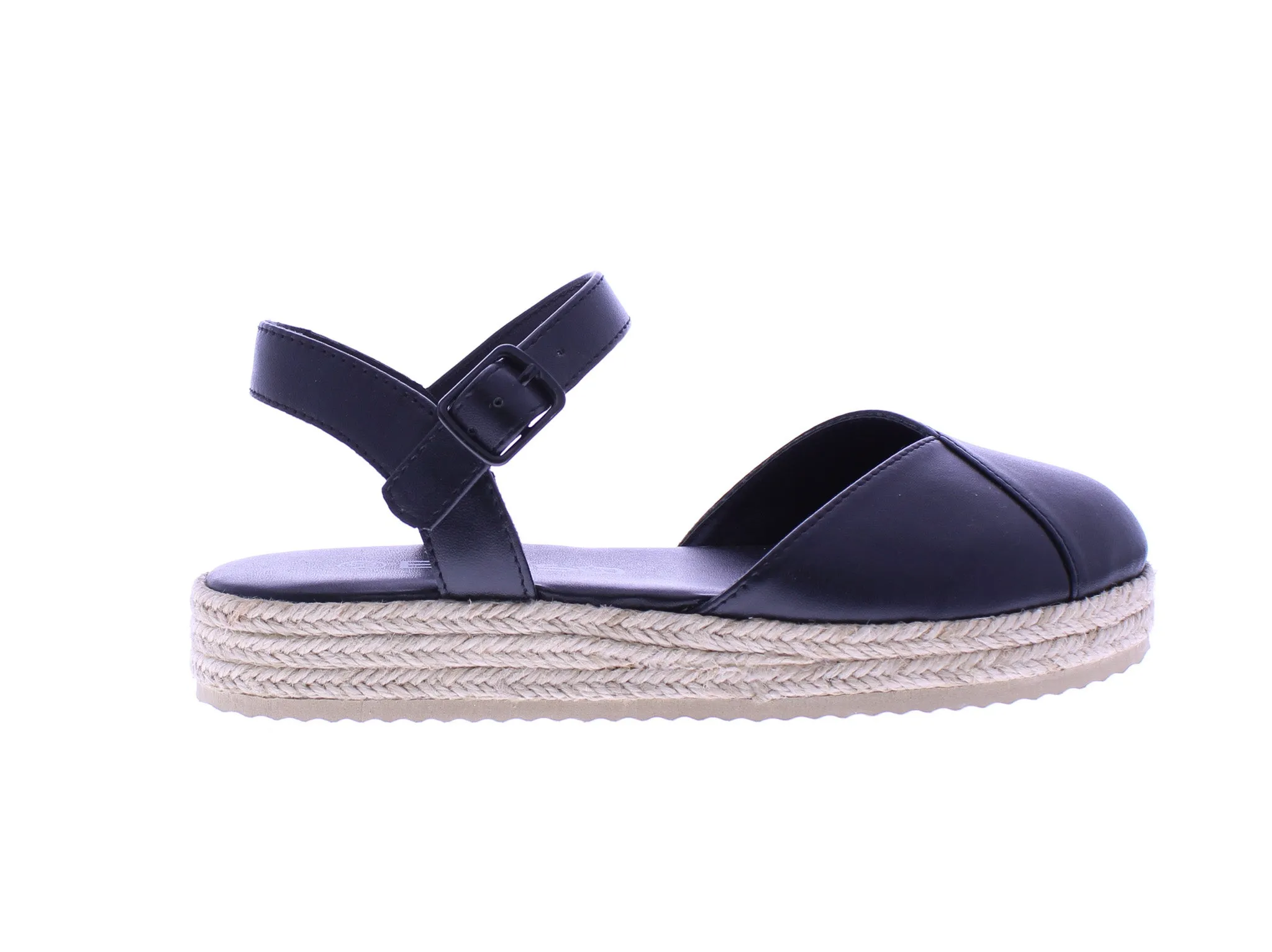 Girls Closed Toe Yute Flatform Sandal