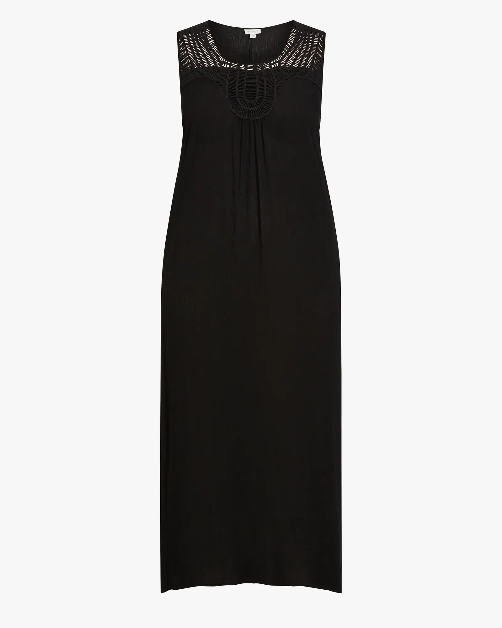 Holly Crochet Maxi Dress | Black