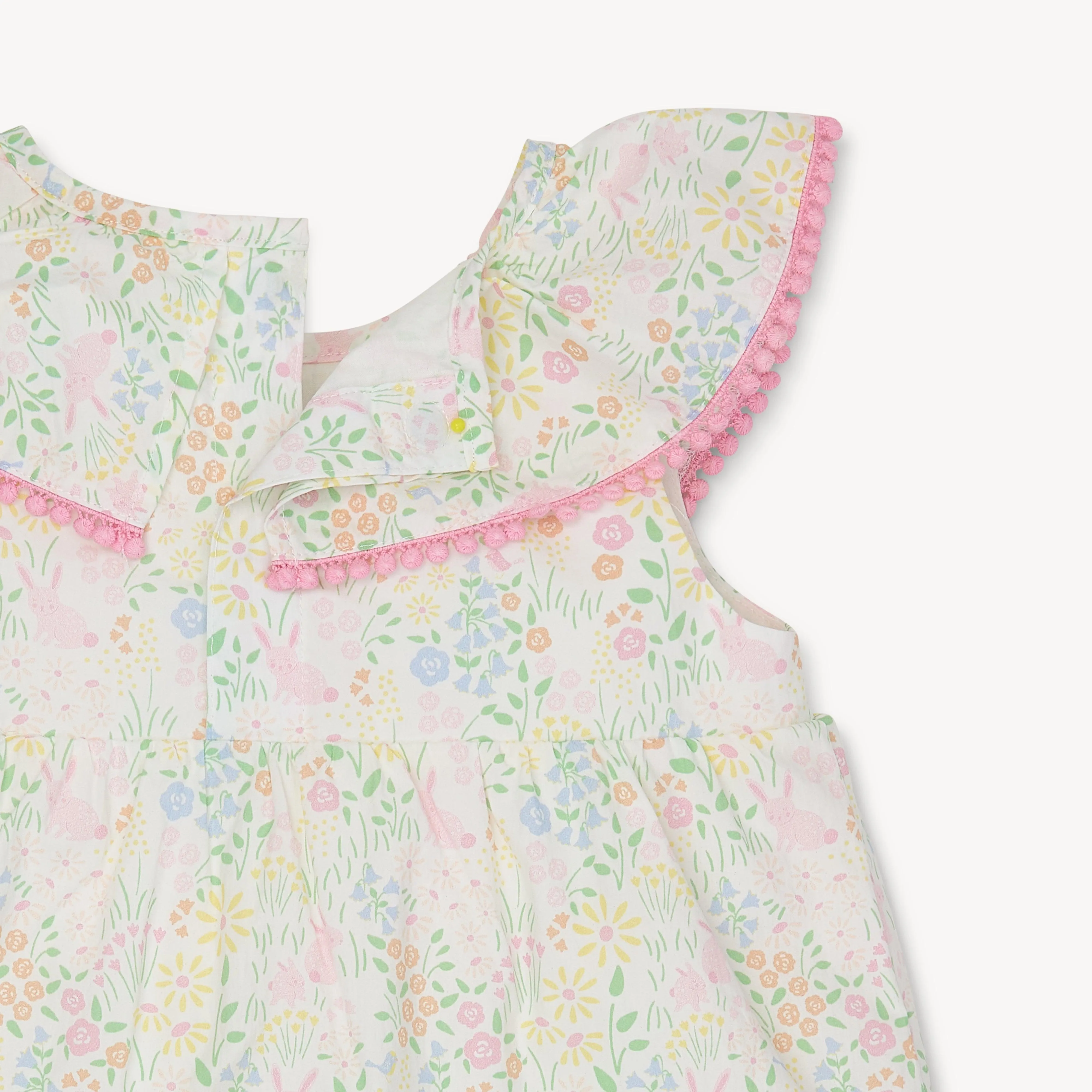 hoppy garden cotton poplin magnetic easy peasy sleeveless dress