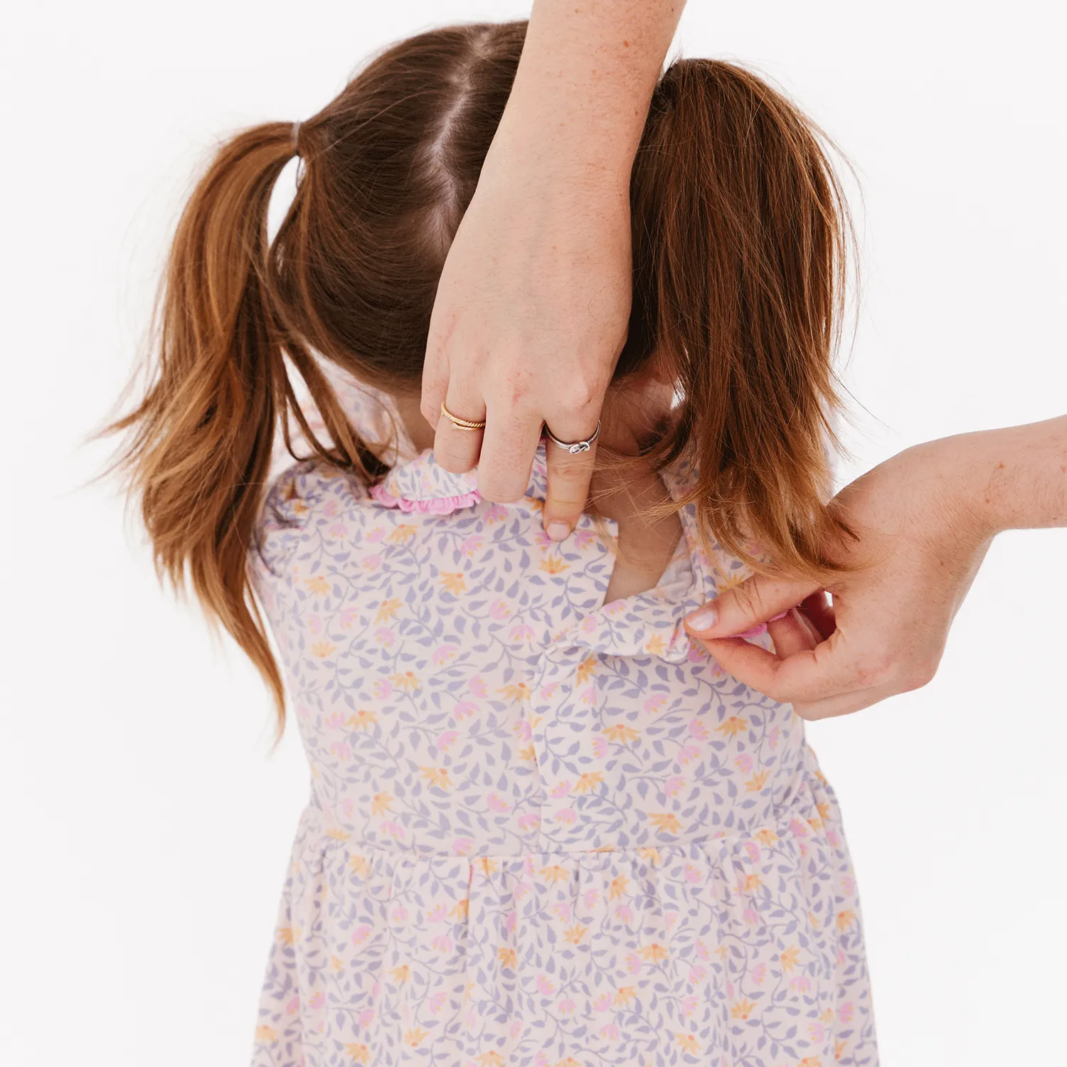 hoppy garden cotton poplin magnetic easy peasy sleeveless dress