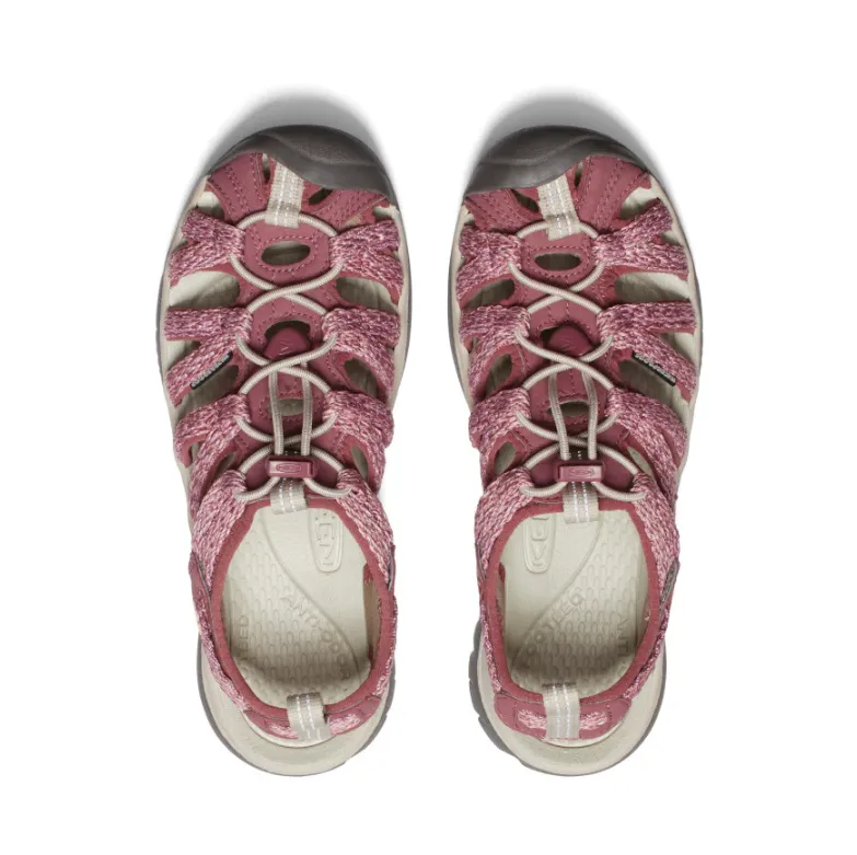 Keen Women's Whisper Closed Toe Sandals (Rose Brown/Peach Parfait)