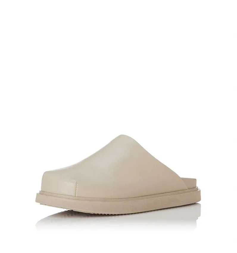 Neko Slide - Cream Leather