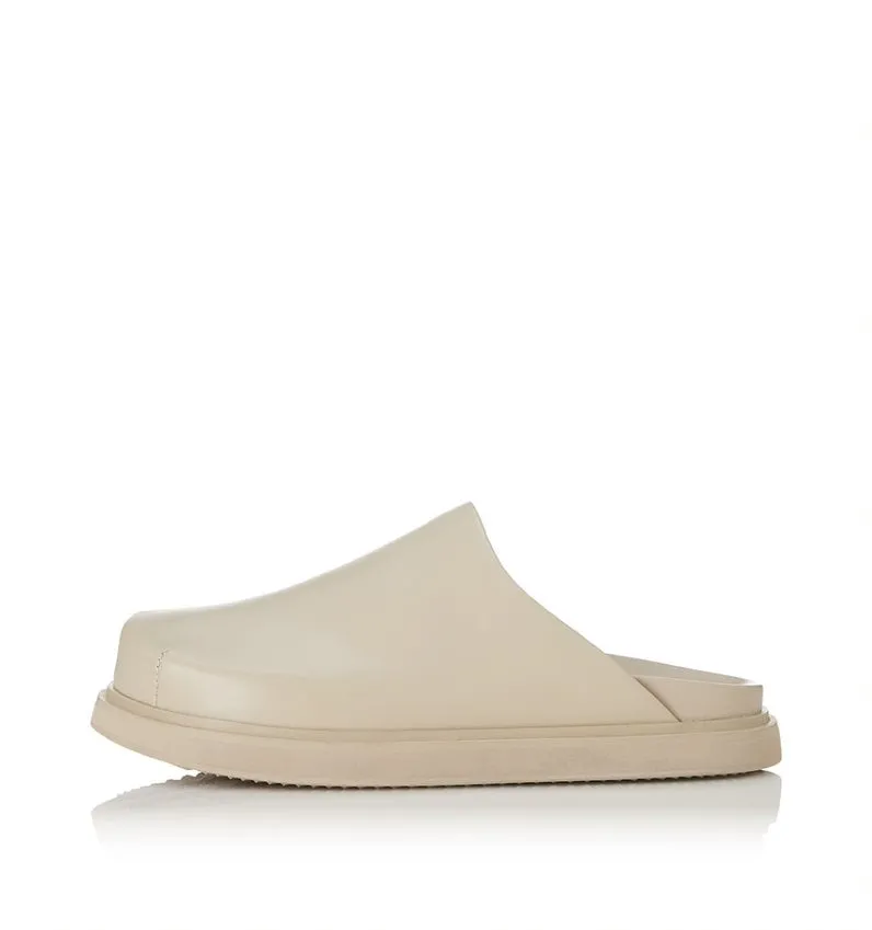 Neko Slide - Cream Leather