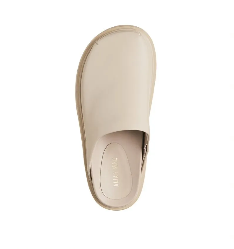 Neko Slide - Cream Leather