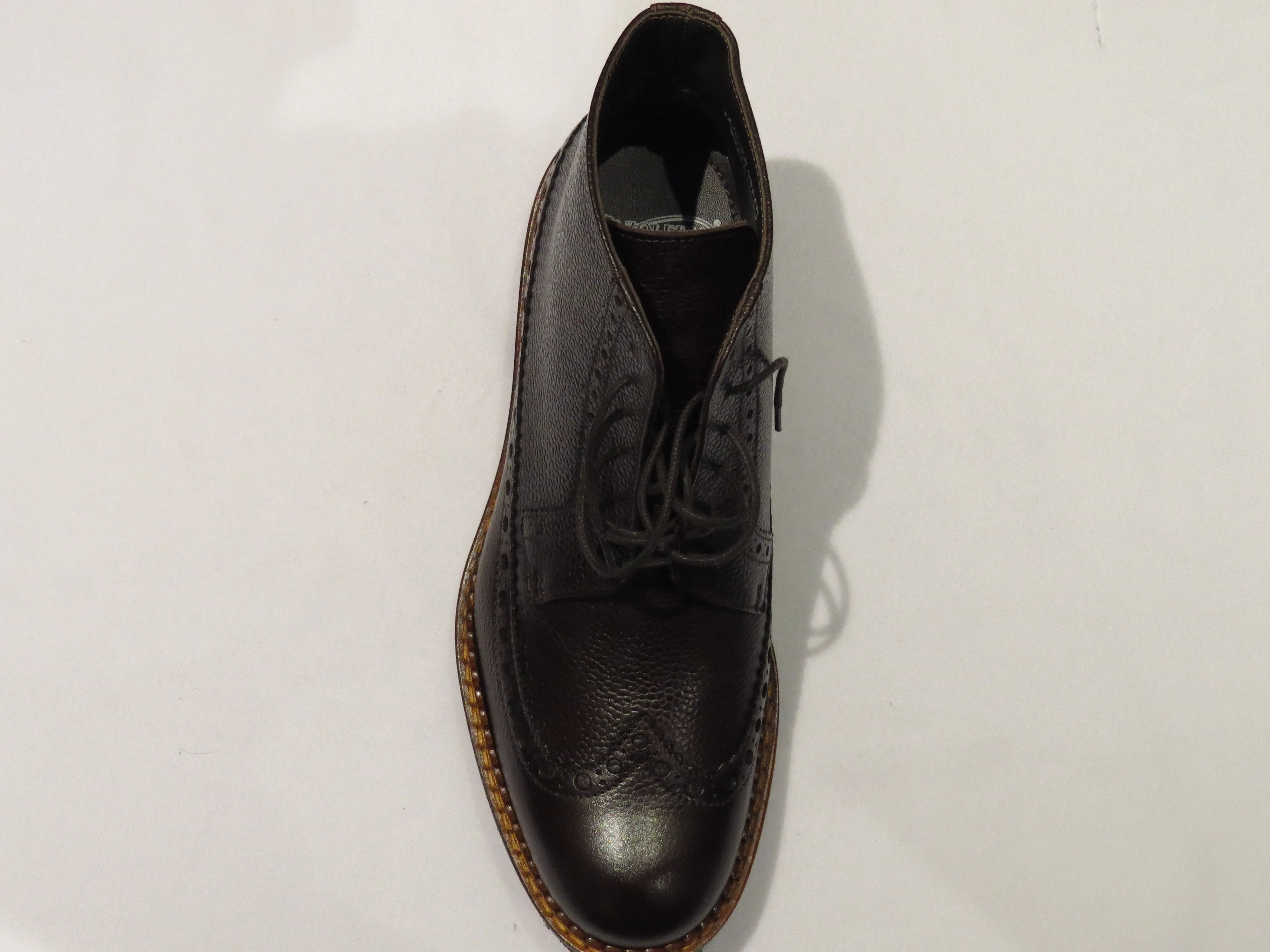ON-SALE: Toscana Brown Wingtip Lace Up Boot