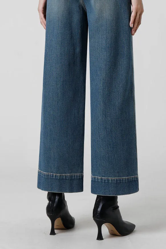 Petite High-Waist Wide-Leg Jeans