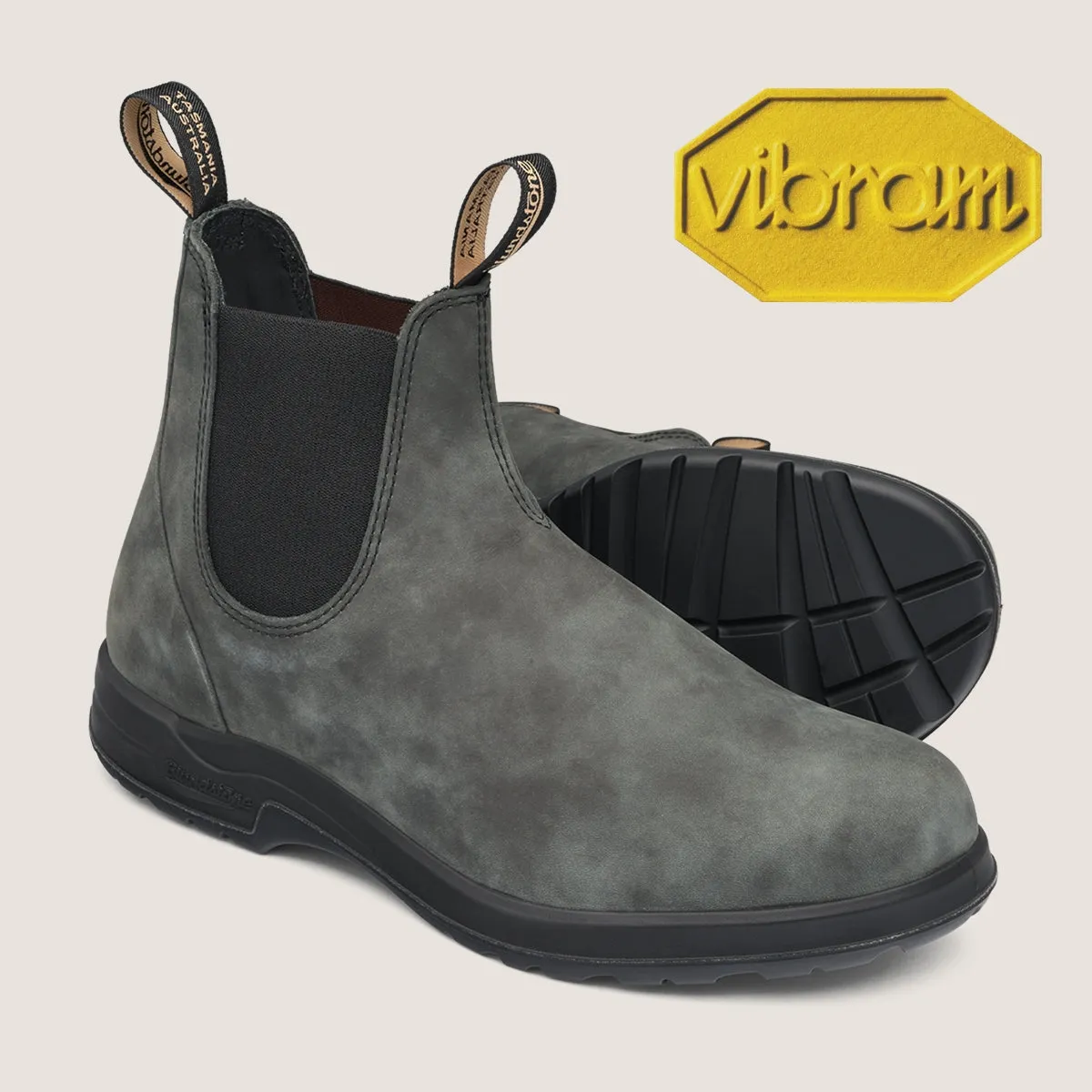 Style 2055 Women's All Terrain Elastic Sided Chelsea Boot Rustic Black