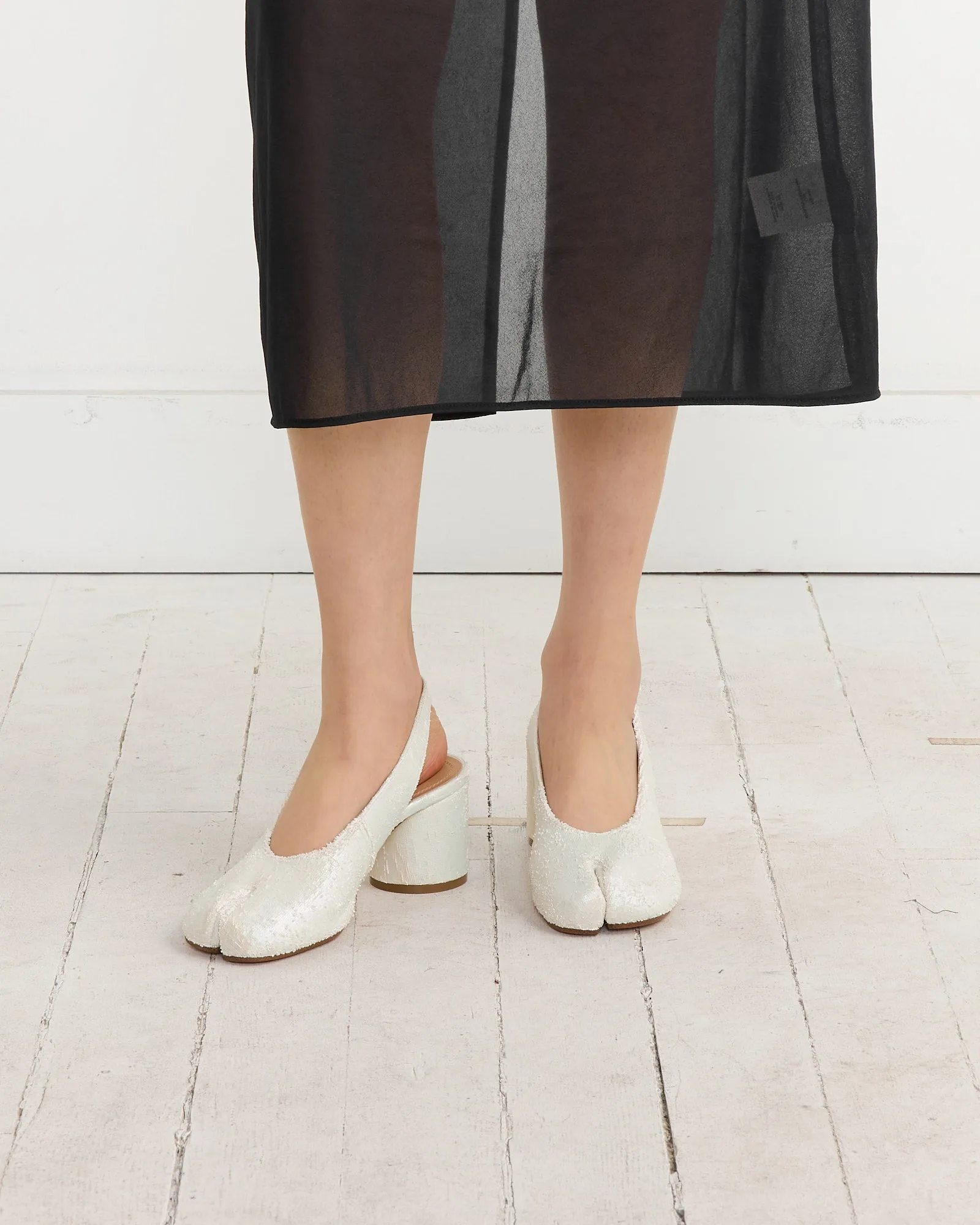 Tabi Slingback H60 in White