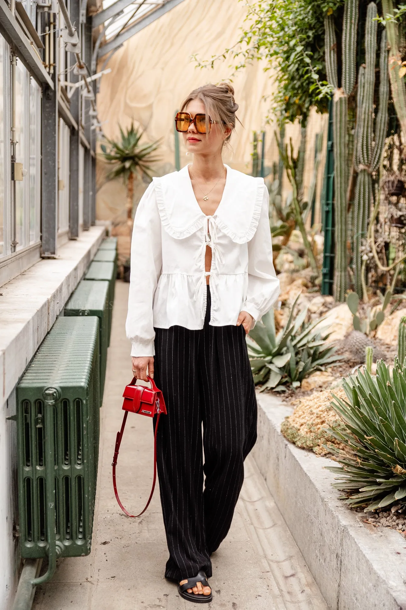 VIAhana HW pants black/pinstripe