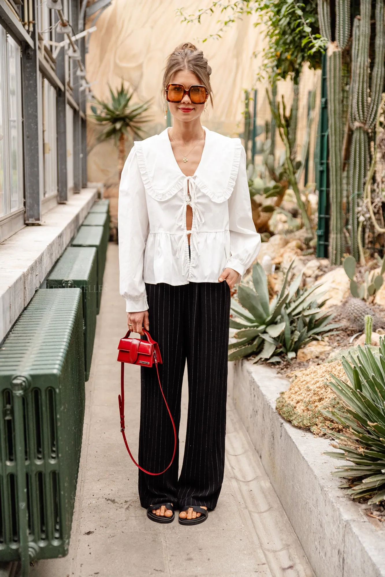 VIAhana HW pants black/pinstripe