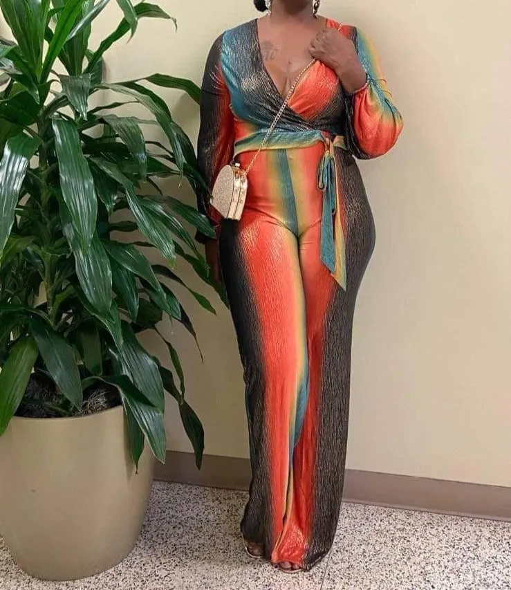 WOMEN "Sophisticated Silk Elegant Party Jumpsuit"