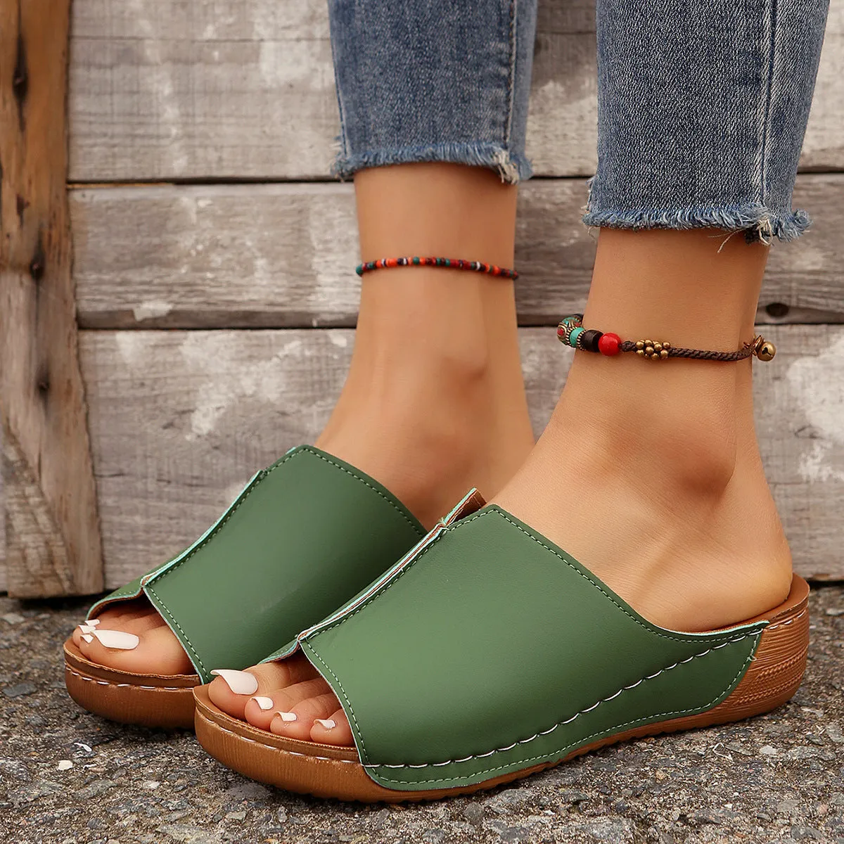 Women's Damping Sole Upgradation Stretch Lightweight Sandals