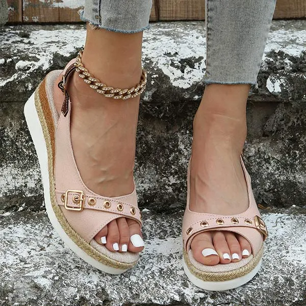 Women's Peep-Toe Platform Beach Sandals 81208161C